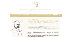 Desktop Screenshot of disciples-escoffier.com